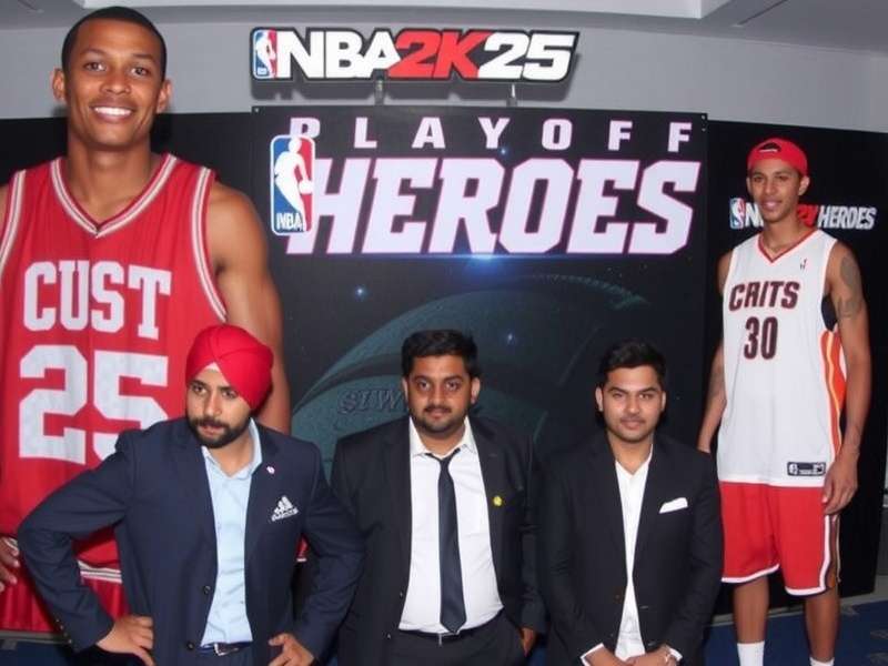 NBA 2K25 Playoff Heroes India launch event in Mumbai with fans and players